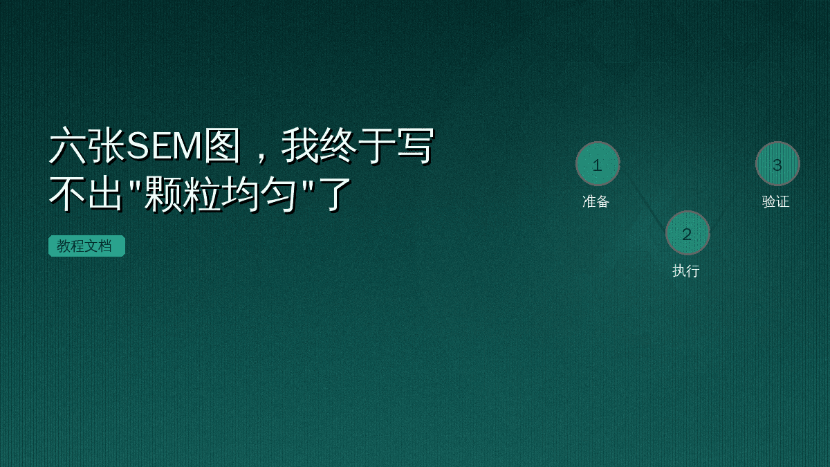六张SEM图,我终于写不出"颗粒均匀"了